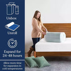 Biały żelowy materac nawierzchniowy z pianki memory, 5 cm, dla 1-2 osób
