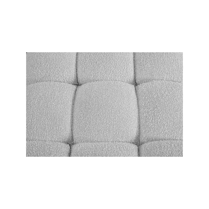 Modułowa sofa szara boucle, 1-osobowa