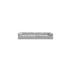 Modułowa sofa szara boucle, 1-osobowa
