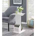 HomeStock Belmont Set of Two Versatile Nesting End Tables with Space Saving Design for Living Room, Bedroom or Office Dcor