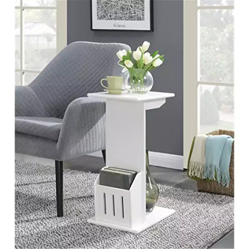 HomeStock Belmont Set of Two Versatile Nesting End Tables with Space Saving Design for Living Room, Bedroom or Office Dcor