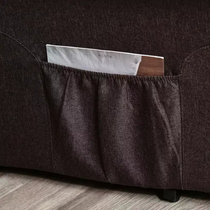 Fotel-Podnośnik Brązowy z Funkcją Masażu – Jednoosobowy