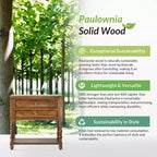 Jerardo 30 Wysoki stolik nocny z 2 szufladami i wbudowanymi gniazdami ładowania, zestaw 2 szt. | ARTFUL LIVING DESIGNS
