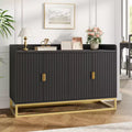 Storage Accent Sideboard with 4 Doors Modern Buffet Table for Living Room Kitchen Dining Room